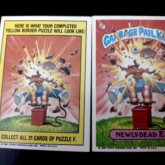 1986 original Garbage Pail Kids cards + bonus - Picture 3 of 3